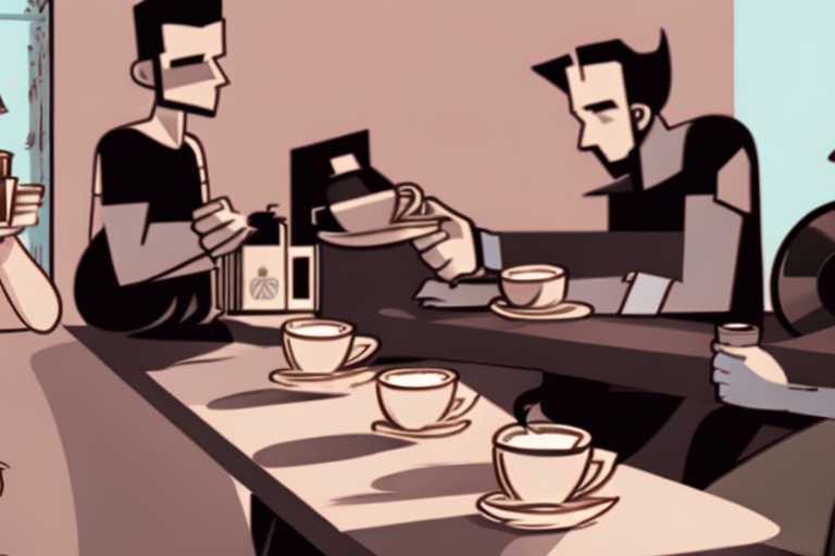 A Dreamscape of a coffee team